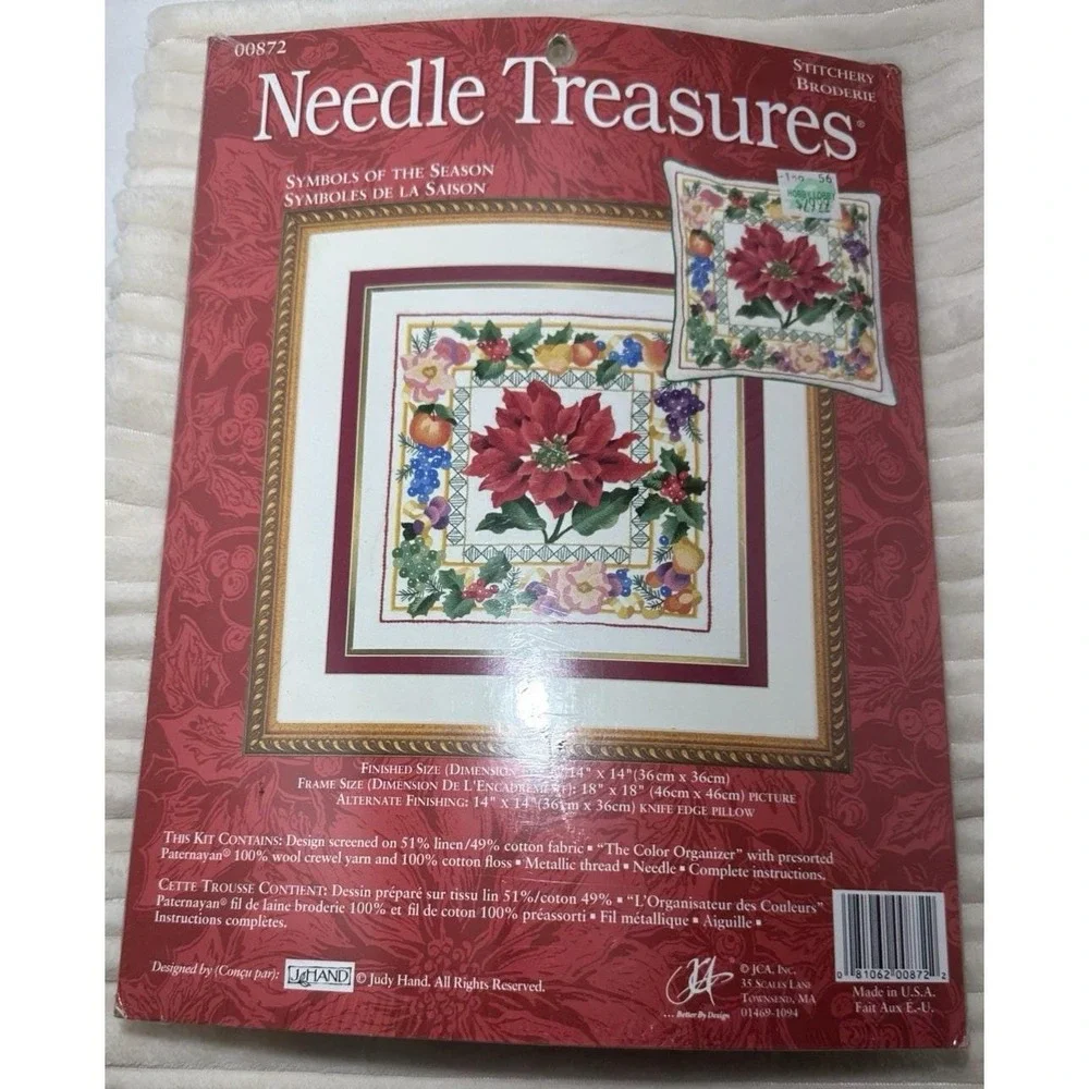 Needle Treasures 'Symbols Of The Season' Christmas Cross Stitch Kit #00872 NEW